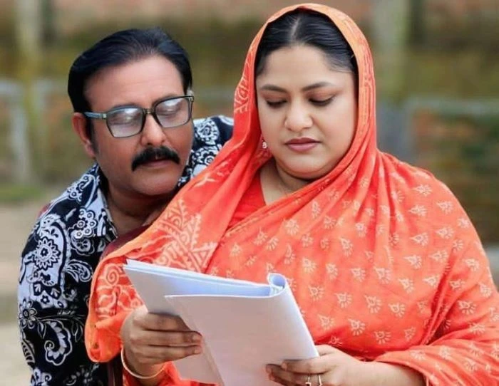 স্বামীর নাটকেই অভিনয়ে অভিষেক আমিনা লাবিবের